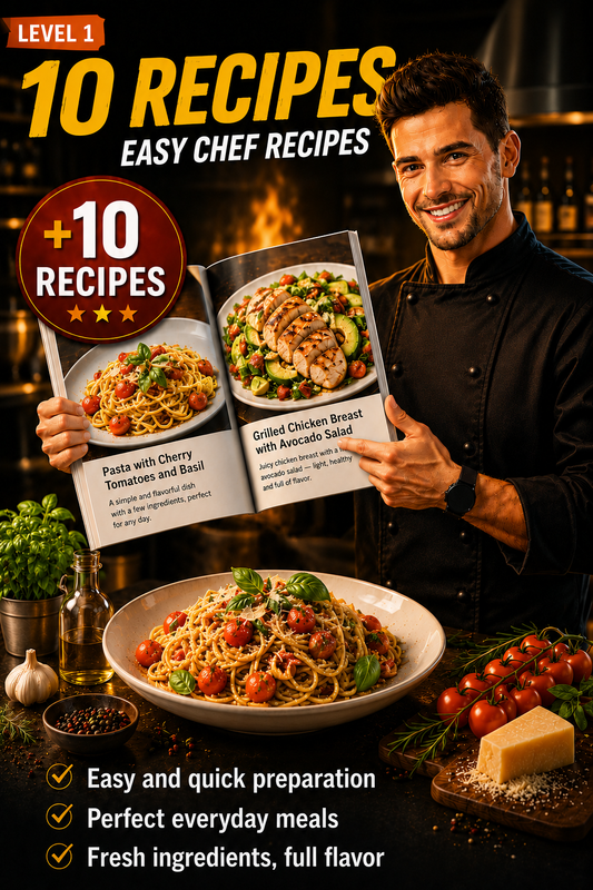 Level 1 – 10 Recipes: Easy Chef Recipes